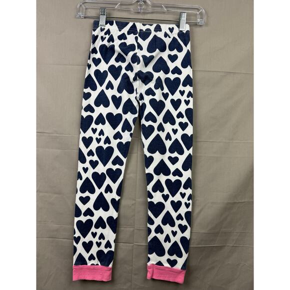 Carter’s Girls Blue Heart 2-Piece Pajama, Size 8 - Picture 4 of 6